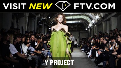 Highlights from the Y/Project Spring/Summer 2017 Runway Show at PFW | FTV.com