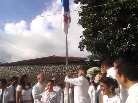 Izada de la bandera, actos protocolares del 28 nov La Chorrera
