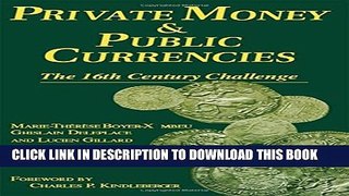 [Read PDF] Private Money and Public Currencies: The Sixteenth Century Challenge Download Free