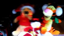 Winnie the Pooh and Tigger plush toys Christmas new singing dancing