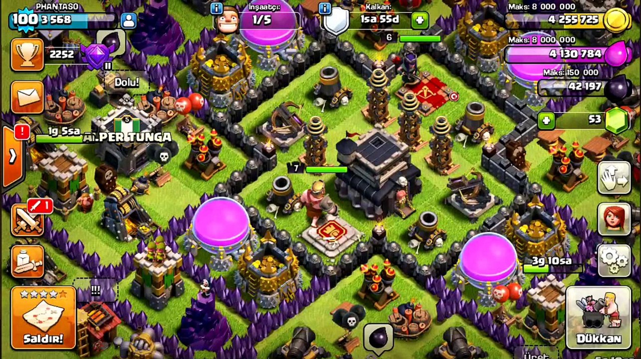 clash of clans walkyrie saldırısı