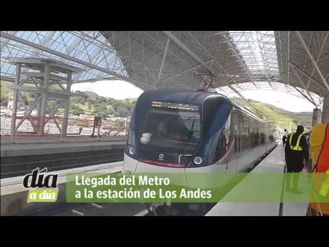 Llegada del Metro de Panamá a la estación de Los Andes