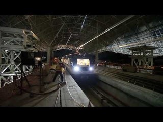 Primeras pruebas aéreas del Metro de Panamá