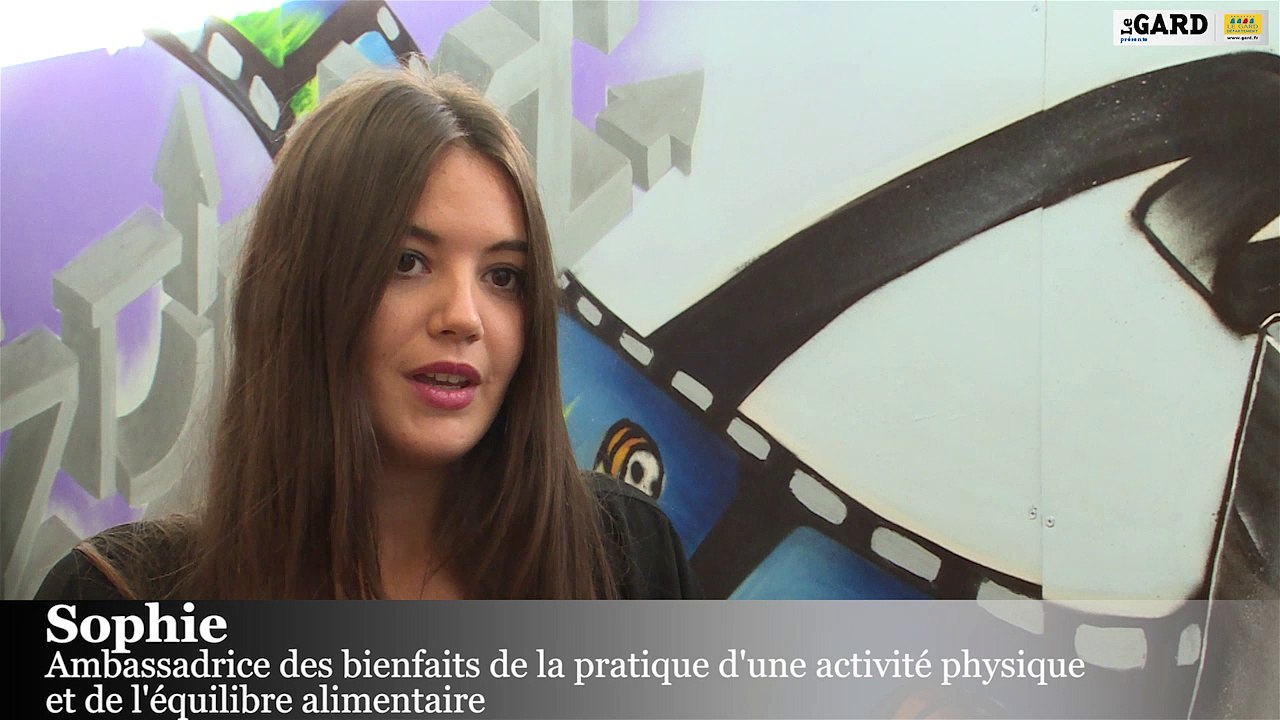Sophie en service civique au Département du Gard