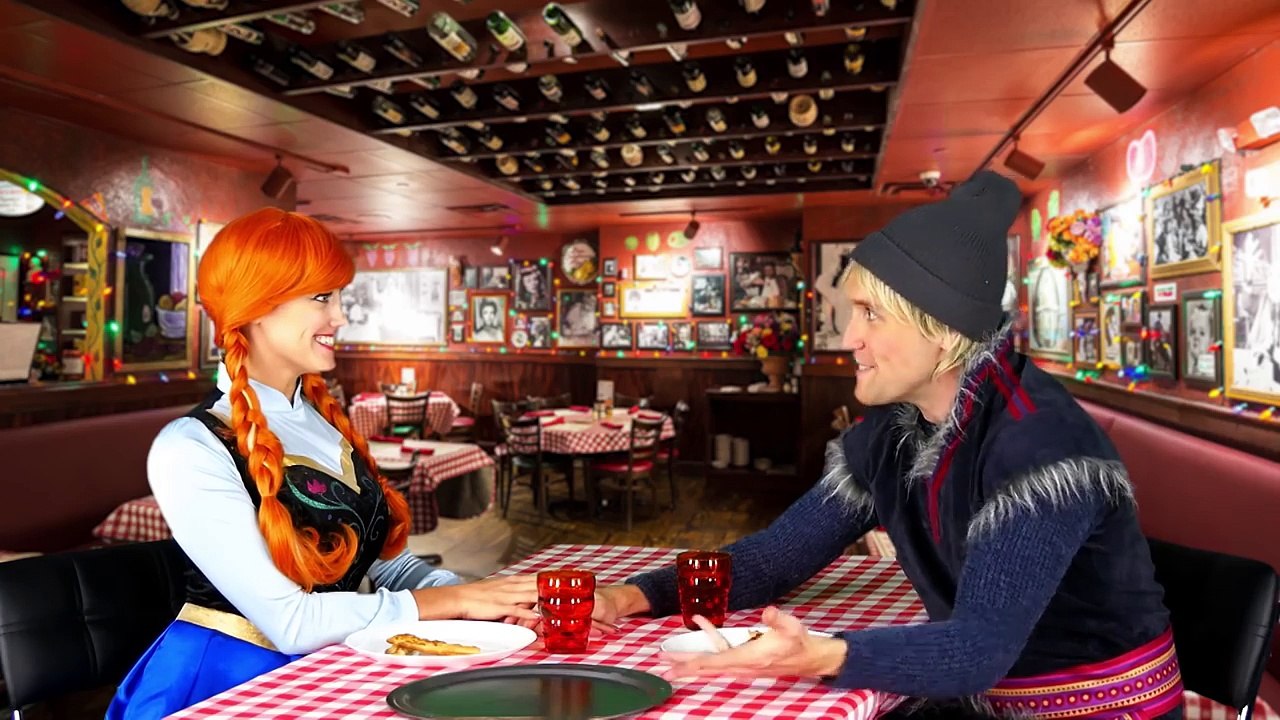 Elsa and Kristoff Kiss? Frozen Parody Featuring Hans and Anna In Real Life.