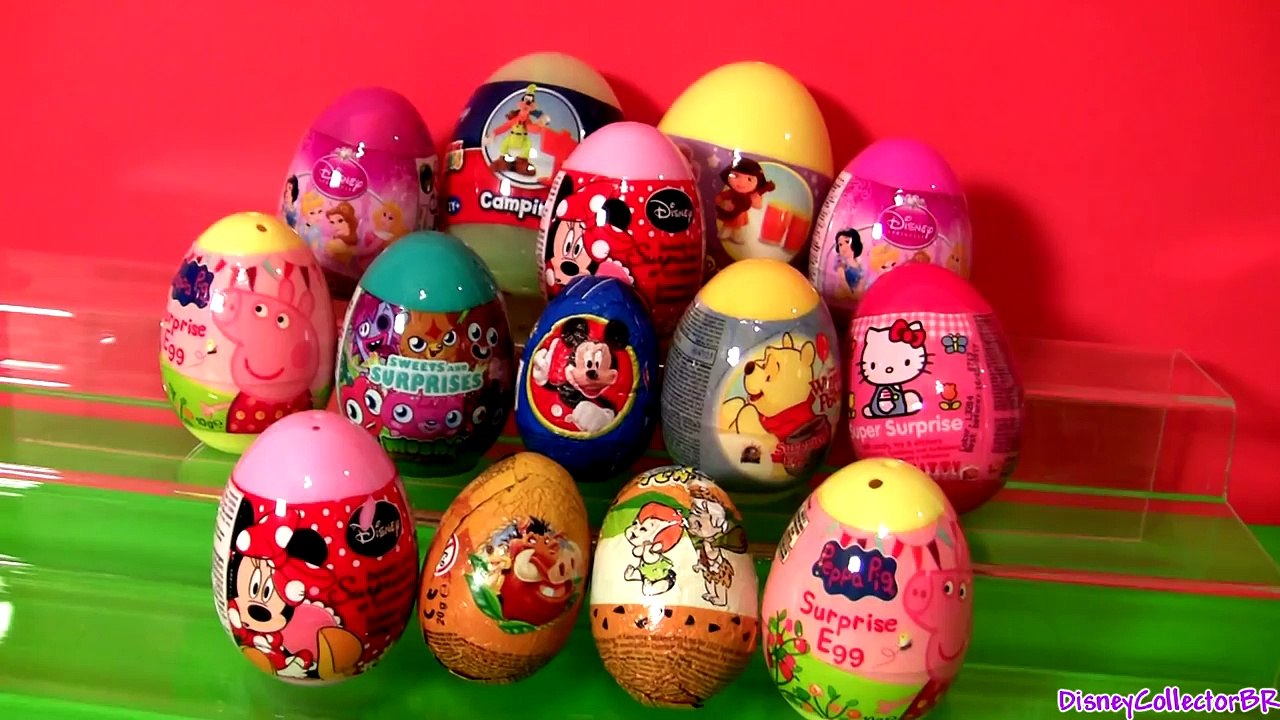 Huge Toy Surprise Easter Eggs My Little Pony Peppa Pig Minnie Mouse