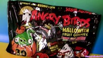 Angry Birds Halloween Fruit Gummies Surprise Candy Trick or Treat Holiday Edition new