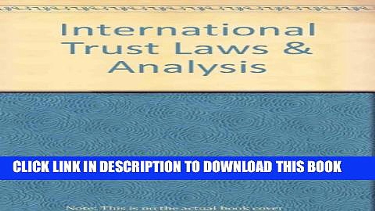 [PDF] International Trust Laws   Analysis Full Colection