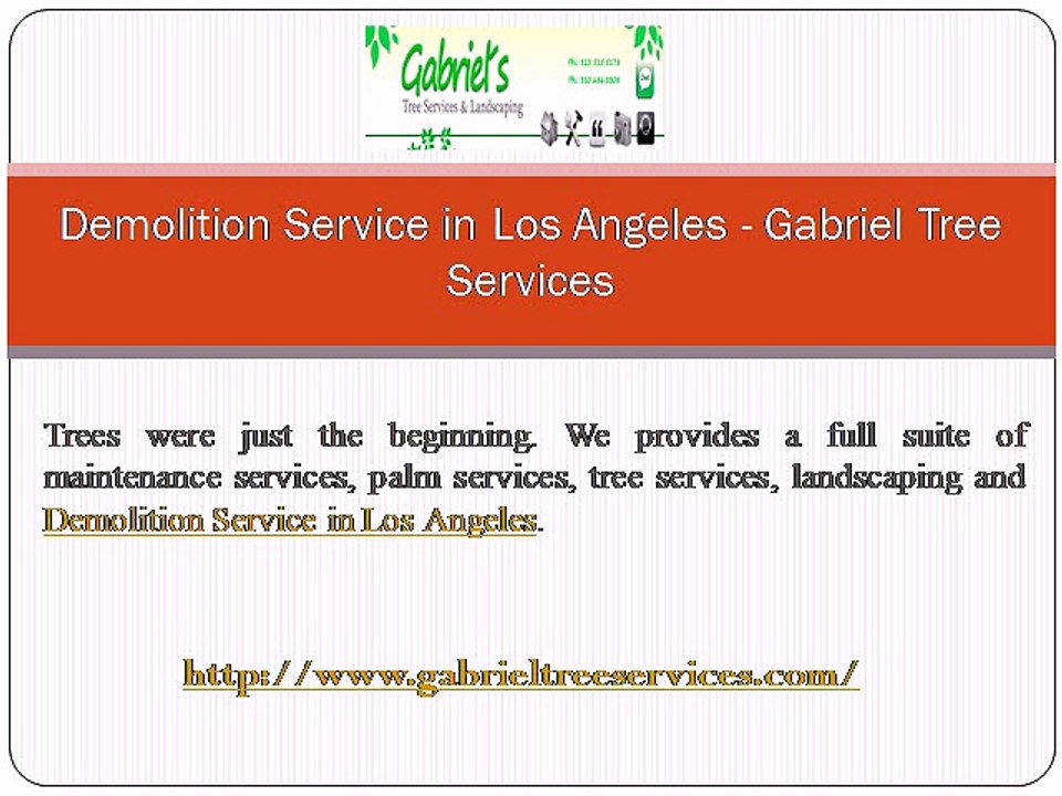 Demolition Service in Los Angeles