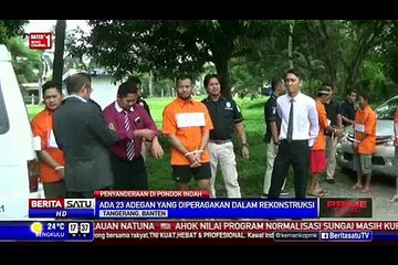 5 Tersangka Perampokan Pondok Indah Jalani Rekonstruksi