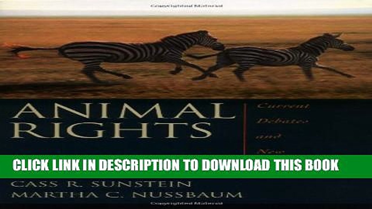 [PDF] Animal Rights: Current Debates and New Directions Popular Collection