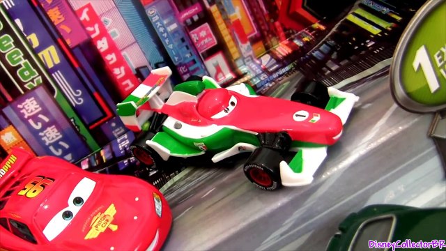 7-pack Cars 2 Tokyo Race Day Disney Pixar David Hobbscap, Lightning McQueen, Shu Todoroki car-toys