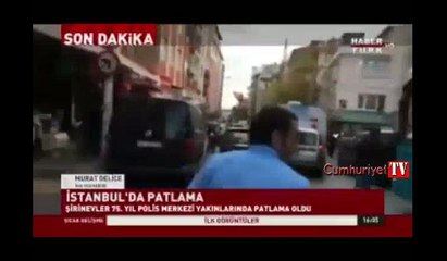 Yenibosna'daki patlamadan hemen sonraki anlar kamerada