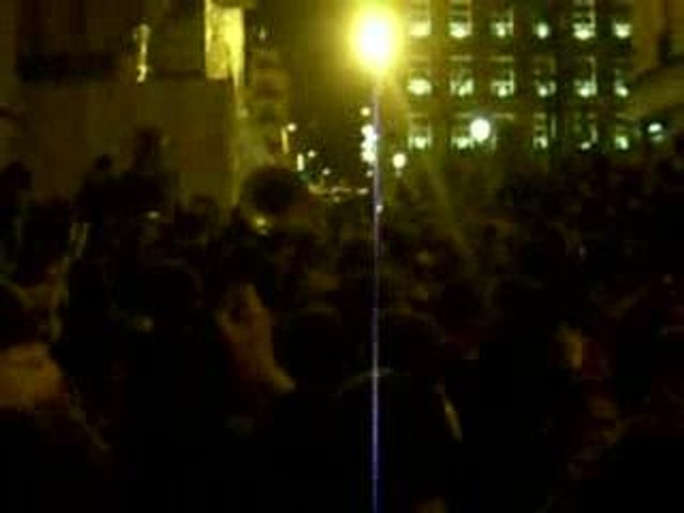 mobilisation devant la Sorbonne