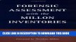 [New] Forensic Assessment with the Millon Inventories Exclusive Online