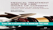 [PDF] Medical Treatment and the Law: Issues of Consent: The Protection of the Vulnerable: Children