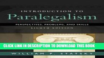 [PDF] Introduction to Paralegalism: Perspectives, Problems and Skills Full Online