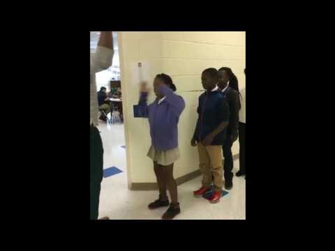 Awesome Teacher Has Personalized Handshakes With His Students