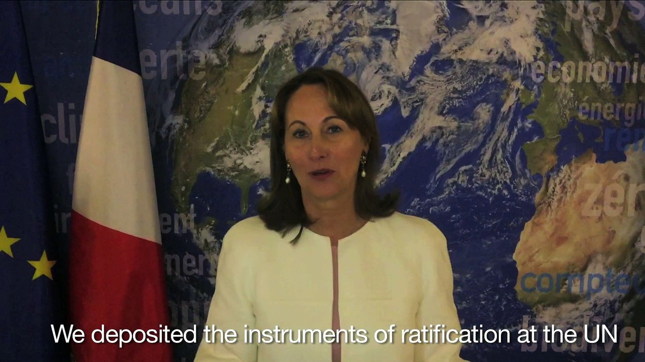 "L'accord de Paris est maintenant irréversible !"  (Sous titres anglais)