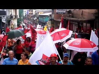 Marcha sindical hacia la Presidencia