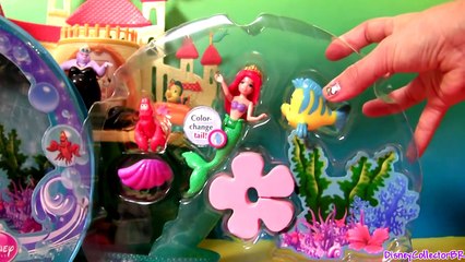 Download Video: Princess Ariel Color Change Bath Toys Sebastian Flounder Disney Little Mermaid Color Changing Toys