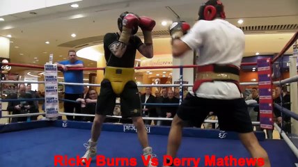 Ricky Burns vs Derry Mathews Sparring