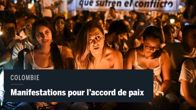 De nombreux Colombiens dans la rue pour soutenir le processus de paix avec les FARC
