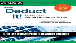 [PDF] Deduct It!: Lower Your Small Business Taxes Popular Colection