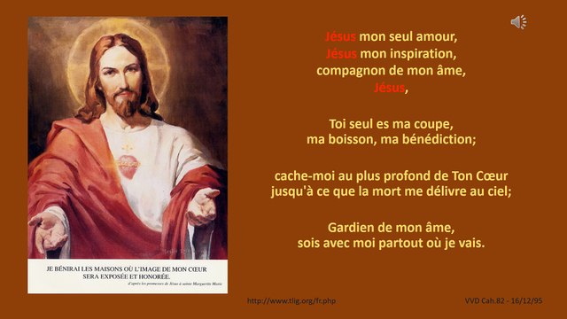 Compagnon de mon âme / la Vraie Vie en Dieu 16.12.95