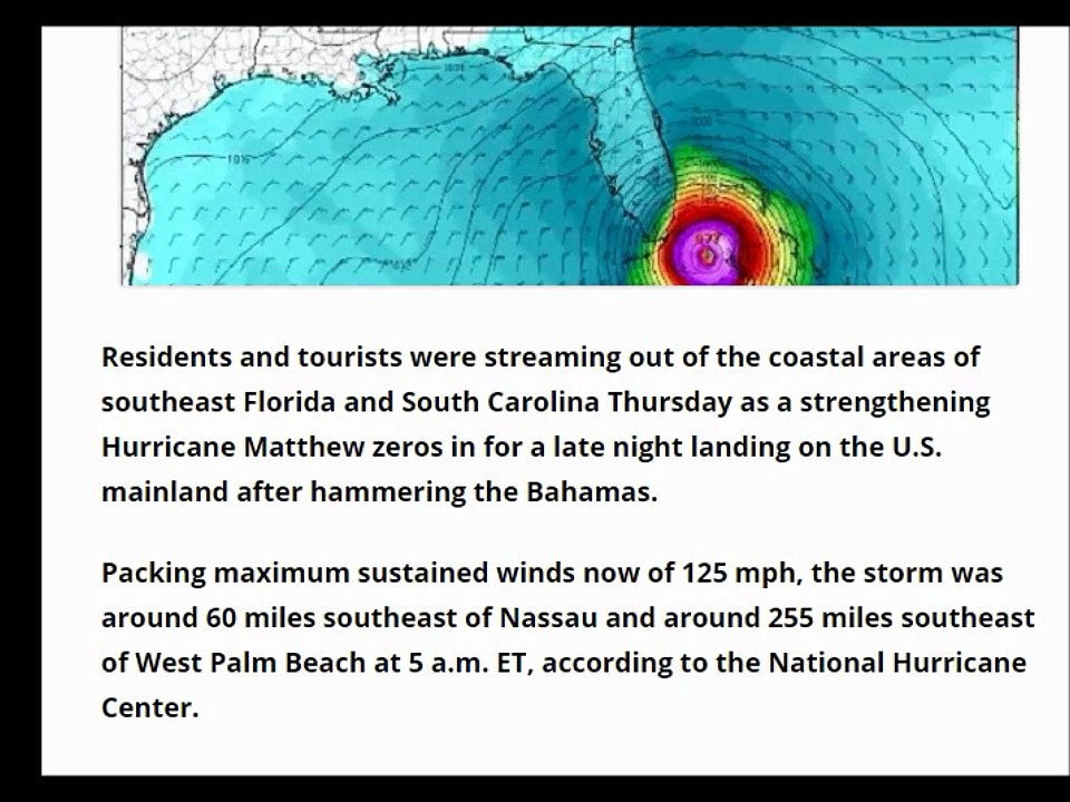 FLORIDA – GET OUT NOW
