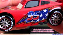 STARS and STRIPES Lightning McQueen Cars 2 toy Disney Pixar Chase review Disneycollector toys