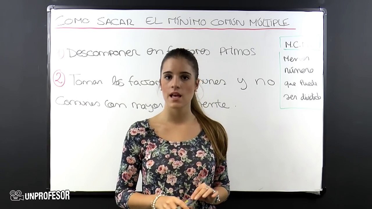 Como Sacar el Minimo Comun Multiplo