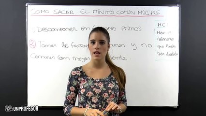 Como Sacar el Minimo Comun Multiplo