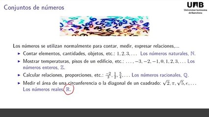 Introducción a los Números Reales