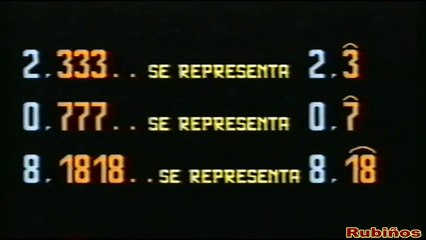 Numero Decimal Periodico Puro y Mixto