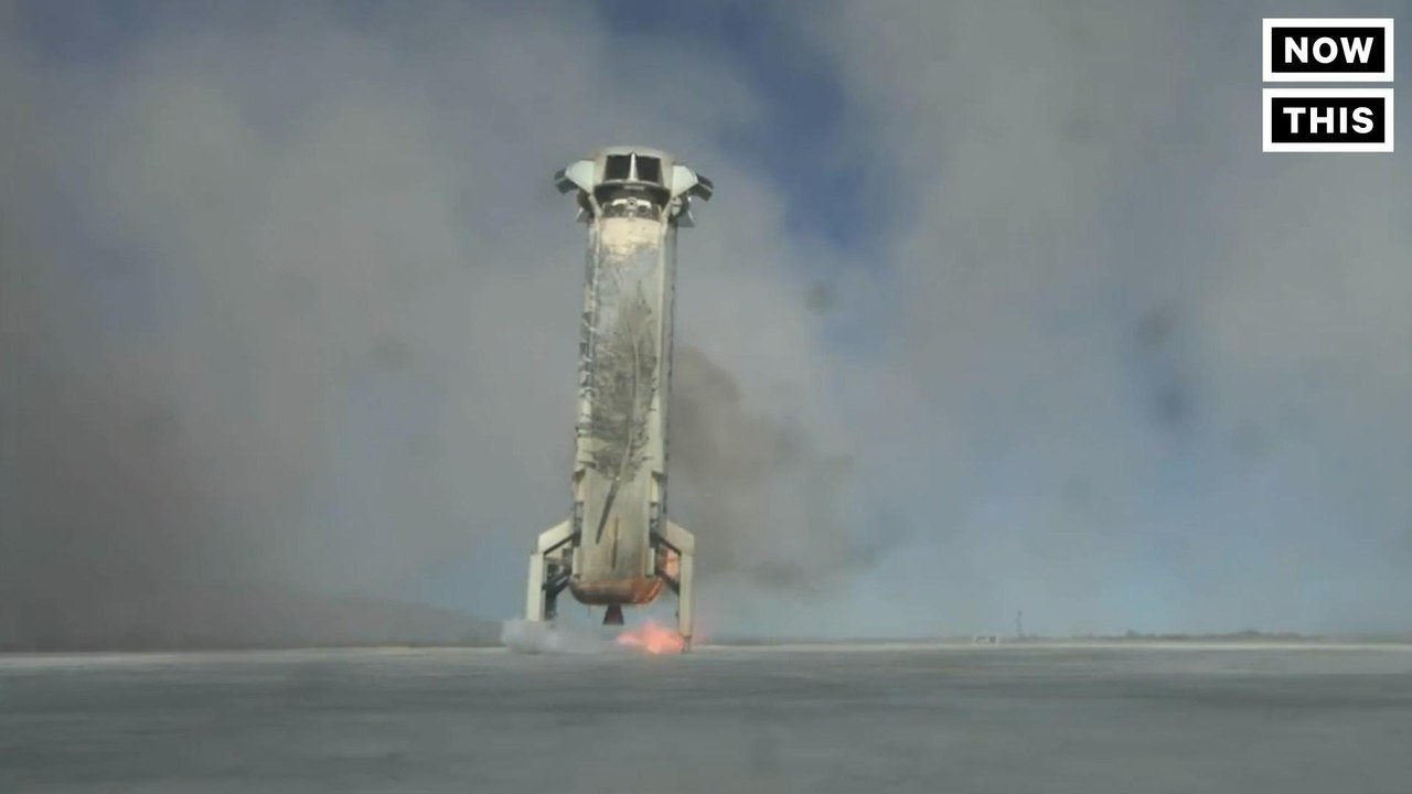 Blue Origin Crew Capsule Landing