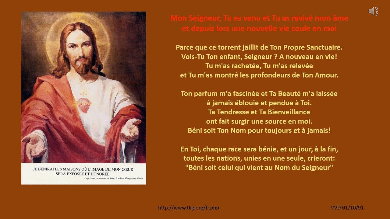 Mon Seigneur Tu es venu / La Vraie Vie en Dieu 01/10/91
