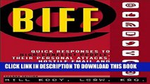 Collection Book BIFF: Quick Responses to High-Conflict People, Their Personal Attacks, Hostile
