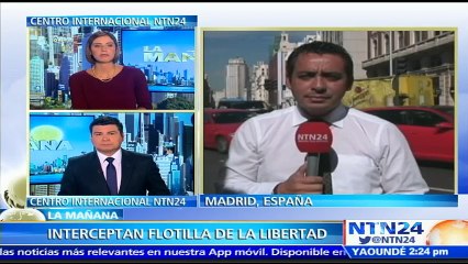 Ejército israelí intercepta barco de activistas que intentaba llegar a Gaza