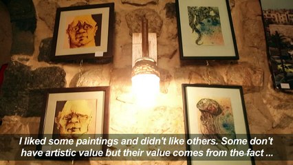 In Damascus, a sombre exhibit of artists who have fled the war