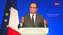 Hollande veut « entièrement revoir la procédure législative » avec « une procédure expresse »