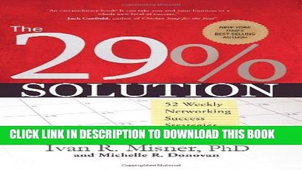 Collection Book The 29% Solution: 52 Weekly Networking Success Strategies