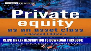 New Book Private Equity as an Asset Class