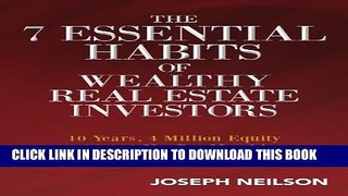 Collection Book The 7 Essential Habits of Wealthy Real Estate Investors