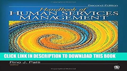 New Book The Handbook of Human Services Management