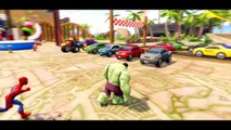 Spiderman & HULK w/ Disney Cars Pixar Tow Mater & Donald Duck PLAYTIME (Compilation Videos for Kids)