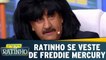 Ratinho se veste de Freddie Mercury