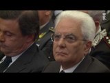 Roma - Mattarella al simposio dal titolo 'Obbligati a crescere' (05.10.16)