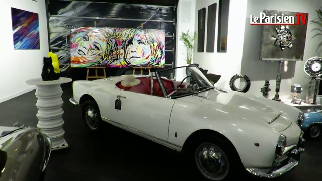 Une galerie d'art contemporain ouverte aux voitures de collection