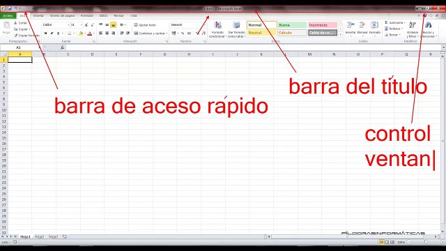 Curso Excel 2010 Básico Video 2 Interfaz del programa